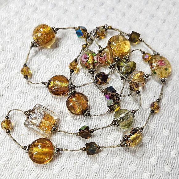 Premier Designs Venetian Glass Necklace - Picture 8 of 8